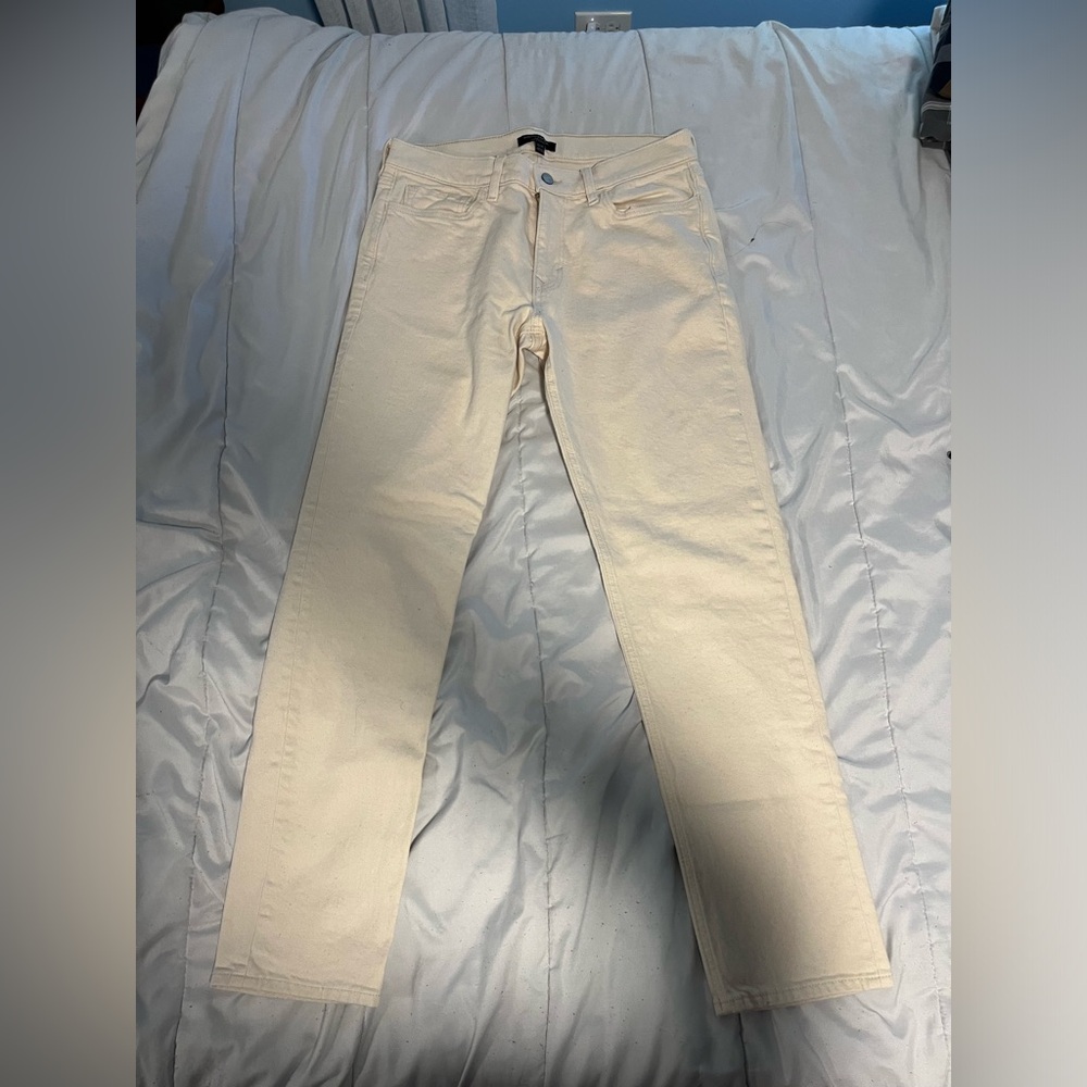 Banana Republic Slim Ecru Jeans 32x32 NWOT
